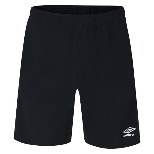 Front - Umbro Mens Premier Woven Long Length Shorts