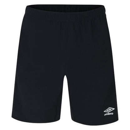Front - Umbro Mens Premier Woven Long Length Shorts