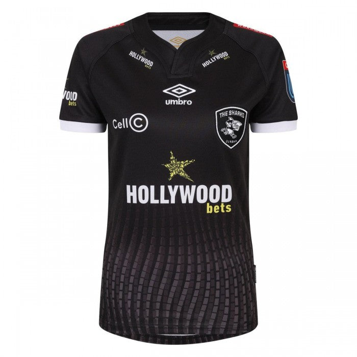 Front - Umbro Womens/Ladies 23/24 The Sharks Home Jersey