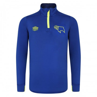Front - Umbro Childrens/Kids Derby County FC Training Midlayer