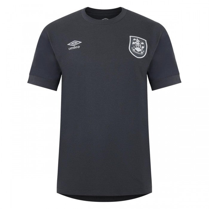 Front - Umbro Mens Premier Leisure Huddersfield Town AFC T-Shirt