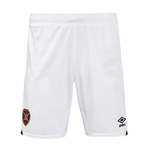 Front - Umbro Mens 24/25 Heart Of Midlothian FC Home Shorts