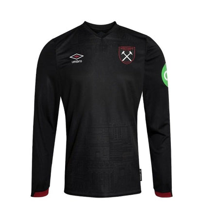 Front - Umbro Childrens/Kids 24/25 West Ham United FC Away Jersey