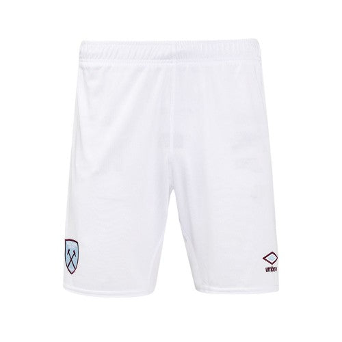 Front - Umbro Mens 24/25 West Ham United FC Home Shorts