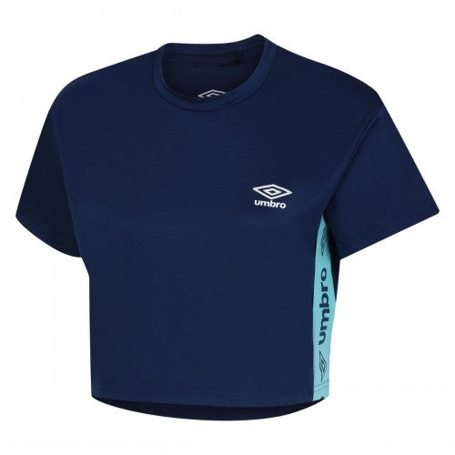 Front - Umbro Womens/Ladies Fitness Crop T-Shirt