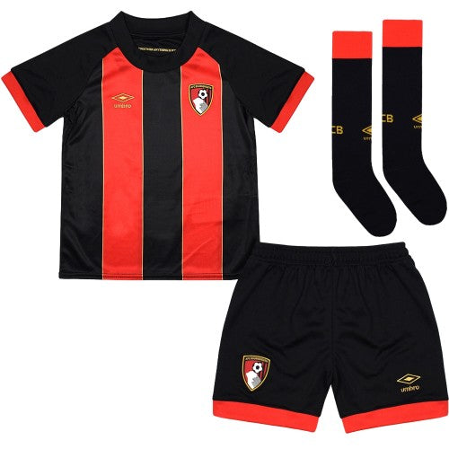 Front - Umbro Childrens/Kids 24/25 AFC Bournemouth Football Kit