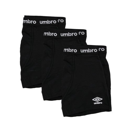 Front - Umbro Mens Boxer Shorts (Pack of 3)