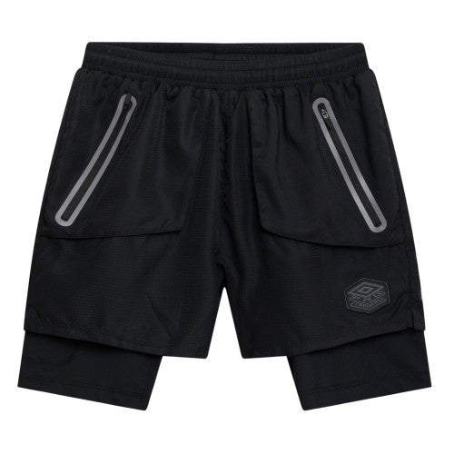 Front - Umbro Mens Pro Training Elite Hybrid Short