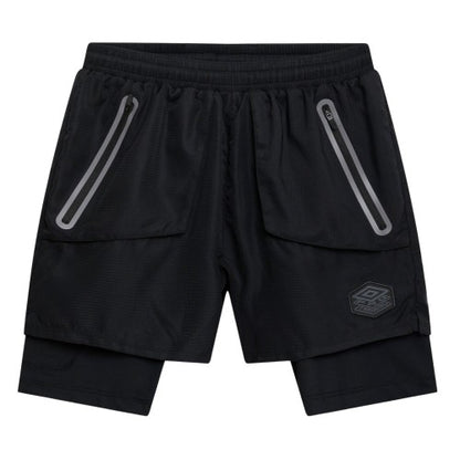 Front - Umbro Mens Pro Training Elite Hybrid Short