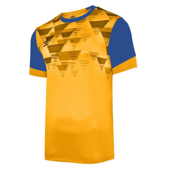 Yellow-Royal Blue - Front - Umbro Unisex Adult Vier Jersey