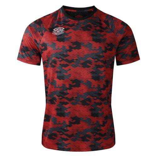 Front - Umbro Mens Pro Training Graphic Camo Jersey