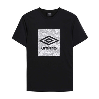 Front - Umbro Mens Geo Wave T-Shirt