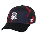 Front - Umbro Unisex Adult 24/25 Warm Up England Rugby Cap