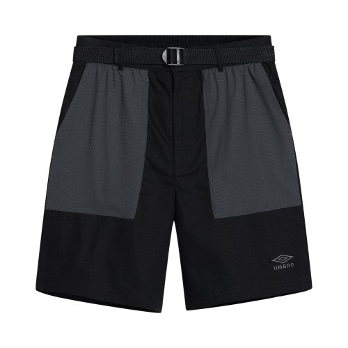 Front - Umbro Mens Belted Shorts