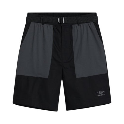 Front - Umbro Mens Belted Shorts