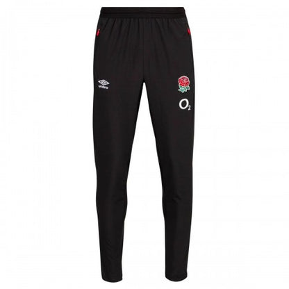 Front - Umbro Mens 24/25 England Rugby Presentation Jogging Bottoms