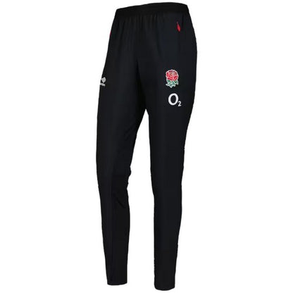 Front - Umbro Womens/Ladies 24/25 Presentation England Rugby Presentation Jogging Bottoms