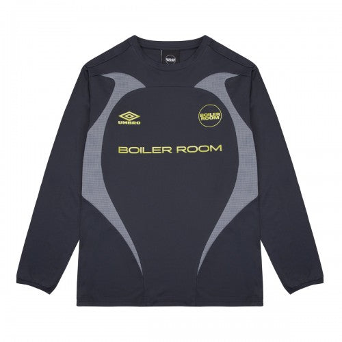 Front - Umbro Unisex Adult Boiler Room Long-Sleeved Football Jersey