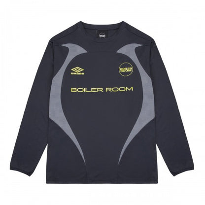 Front - Umbro Unisex Adult Boiler Room Long-Sleeved Football Jersey