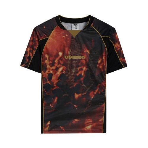 Front - Umbro Mens Panelled Raglan T-Shirt