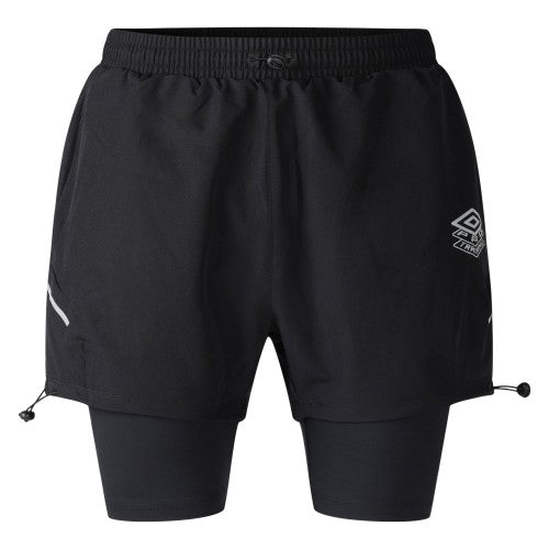 Front - Umbro Mens Pro Training Elite Hybrid Short
