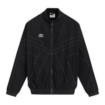Front - Umbro Mens Relaxed Fit Track Jacket