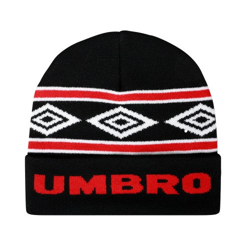 Front - Umbro Diamond Knitted Beanie