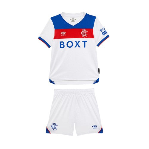 Front - Umbro Childrens/Kids 25/26 Rangers FC Away Kit
