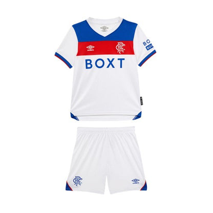 Front - Umbro Childrens/Kids 25/26 Rangers FC Away Kit
