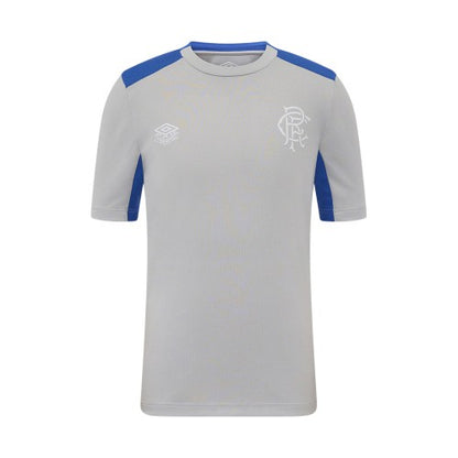 Front - Umbro Childrens/Kids Pro Training Rangers FC Short-Sleeved Jersey