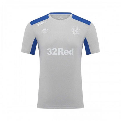 Front - Umbro Mens Pro Training Rangers FC Short-Sleeved Jersey