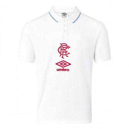 Front - Umbro Mens Rangers FC Short-Sleeved Travel Polo Shirt