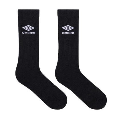 Front - Umbro Mens Staple 1/2 Cushioned Terrycloth Sports Socks (Pack of 3)