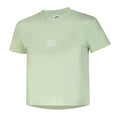Front - Umbro Womens/Ladies Diamond Fitted Crop Top