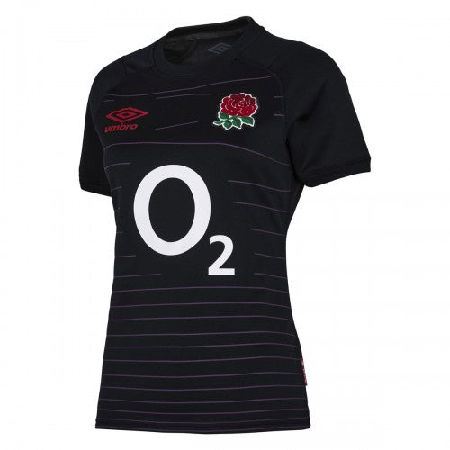 Front - England Rugby Womens/Ladies Alternate 22/23 Umbro Jersey