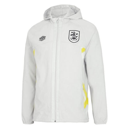 Front - Huddersfield Town AFC Mens 22/23 Umbro Waterproof Jacket