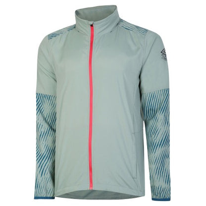 Front - Umbro Mens Pro Stripe Detail Training Waterproof Jacket