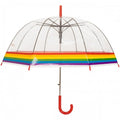 Front - X-Brella Rainbow Border Dome Umbrella