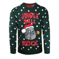 Front - Brave Soul Mens Jingle Bell Rock Christmas Jumper