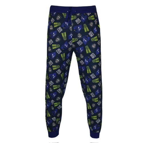 Front - Doctor Who Mens Lounge Trousers