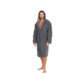 Front - Cargo Bay Mens Bonded Fleece Hooded Dressing Gown