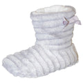Front - Slumberzzz Womens/Ladies Fringed Boot Slippers