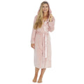 Front - Forever Dreaming Womens/Ladies Plush Velour Contrast Robe
