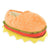Front - Mens Burger Slippers