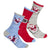 Front - Womens/Ladies Cotton Rich Festive Socks (3 Pairs)