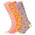 Front - Womens/Ladies Floral Wellington Socks (Pack Of 3)