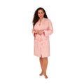 Front - Indigo Sky Womens/Ladies Melange Belted Robe