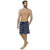 Front - Foxbury Mens Checked Lounge Shorts (Pack Of 2)