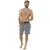 Front - Foxbury Mens Checked Lounge Shorts (Pack Of 2)