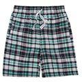 Front - Cargo Bay Boys Luxury Checked Pyjama Shorts